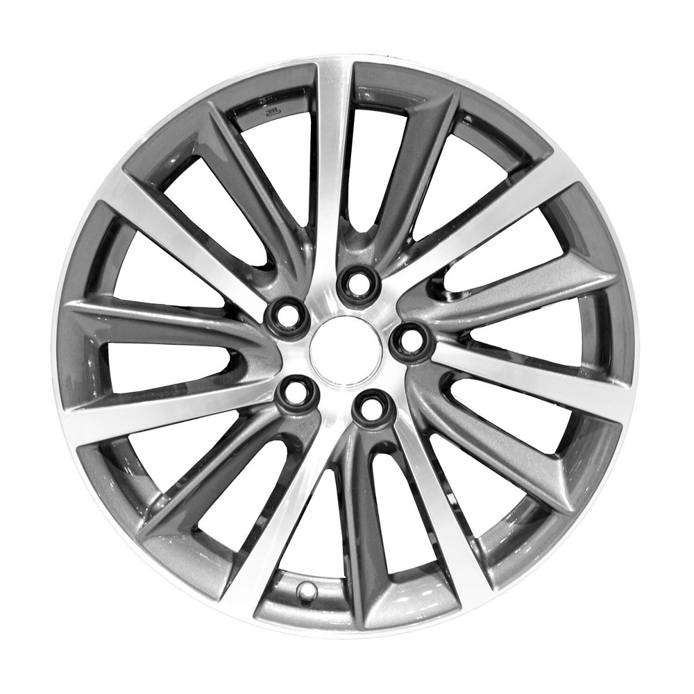18x7.5 Machined Medium Charcoal Wheel fits 2017-2019 Toyota Highlander