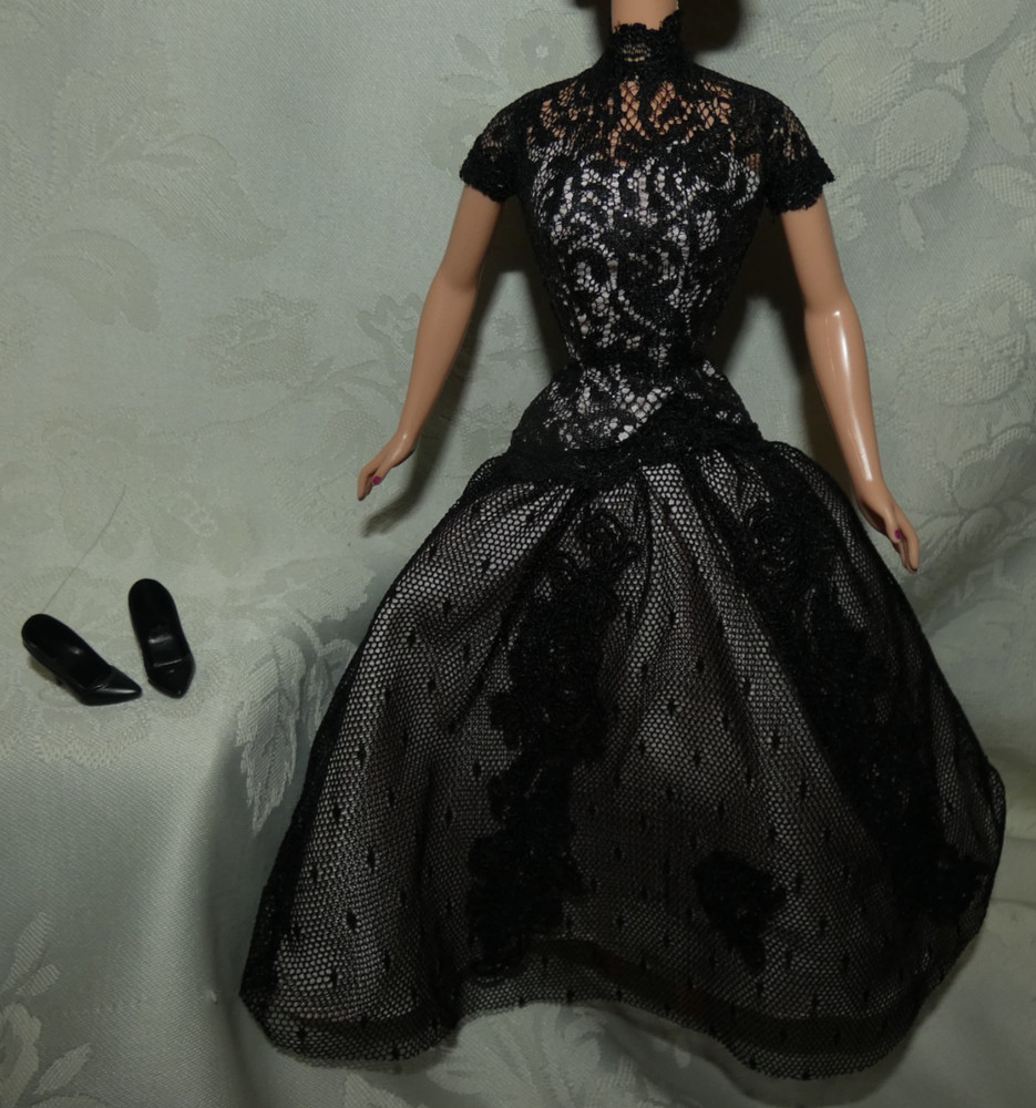 Barbie I Love Lucy Lucille Ball Legendary Lady Comedy Black Dress & Shoes 4 Doll