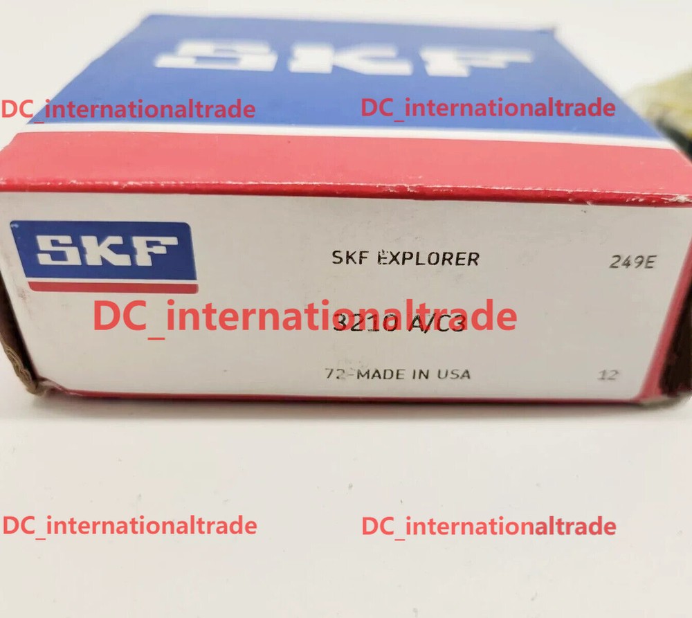 NEW SKF 3210 A/C3 double row angular contact ball bearing 1PCS #AT