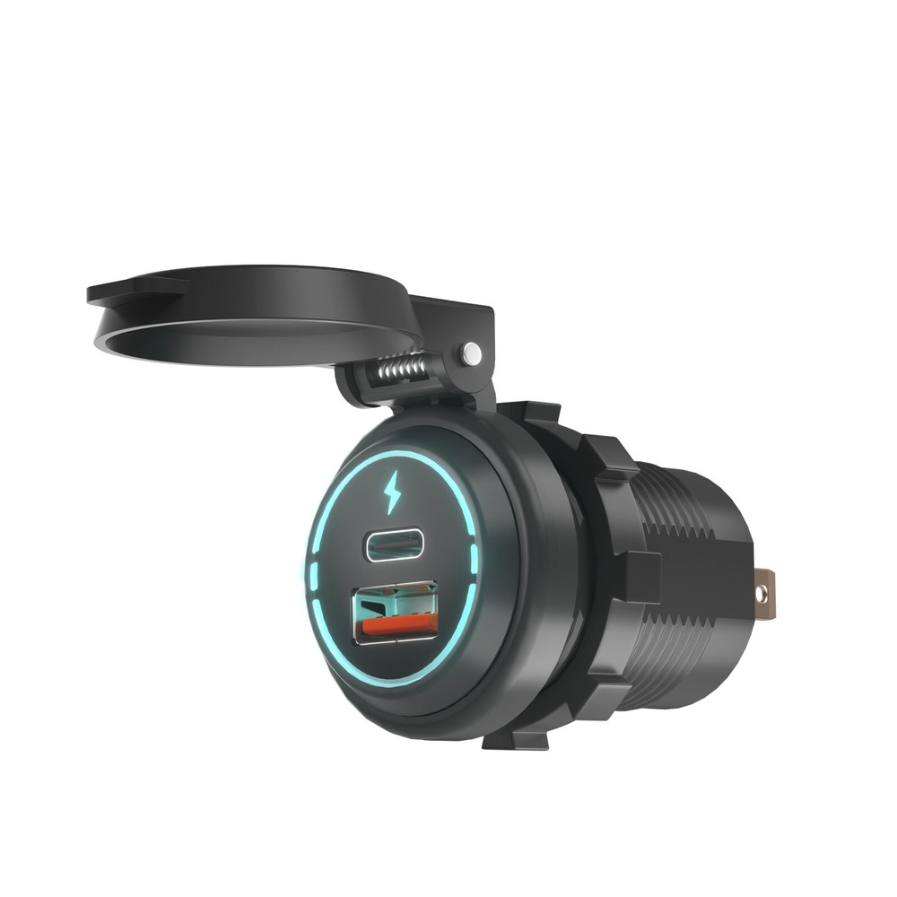 Type-C USB Super Fast Car Charger Adapter For iPhone Samsung Android Cell Phone