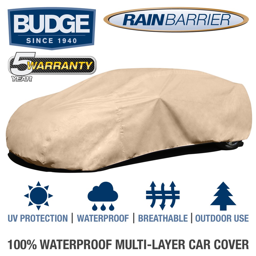 Budge Rain Barrier Car Cover Fits Chevrolet Caprice 1965| Waterproof |Breathable
