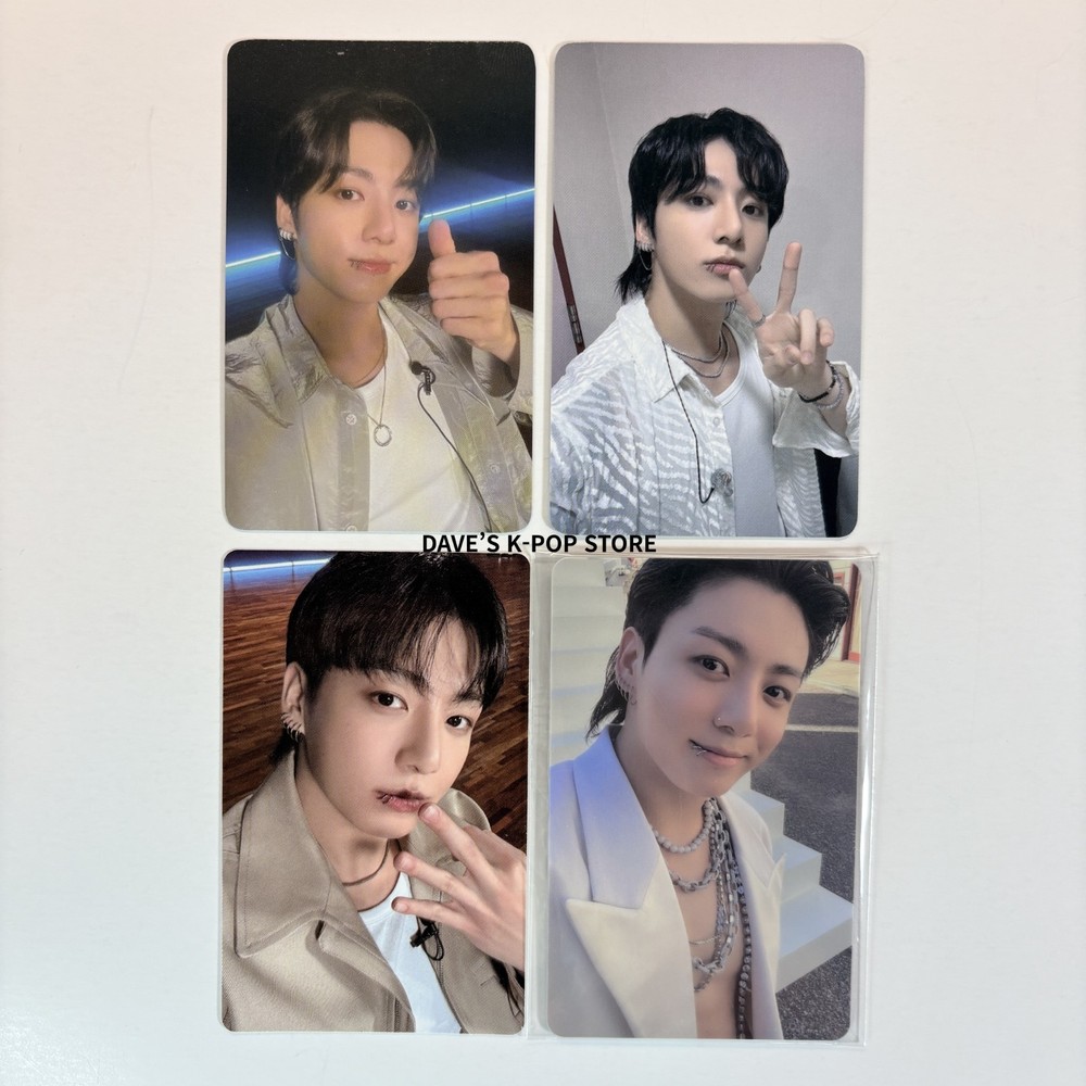 [BTS] JUNGKOOK - GOLDEN Official Benefit Photocard (Sound Wave, M2U, Weverse)