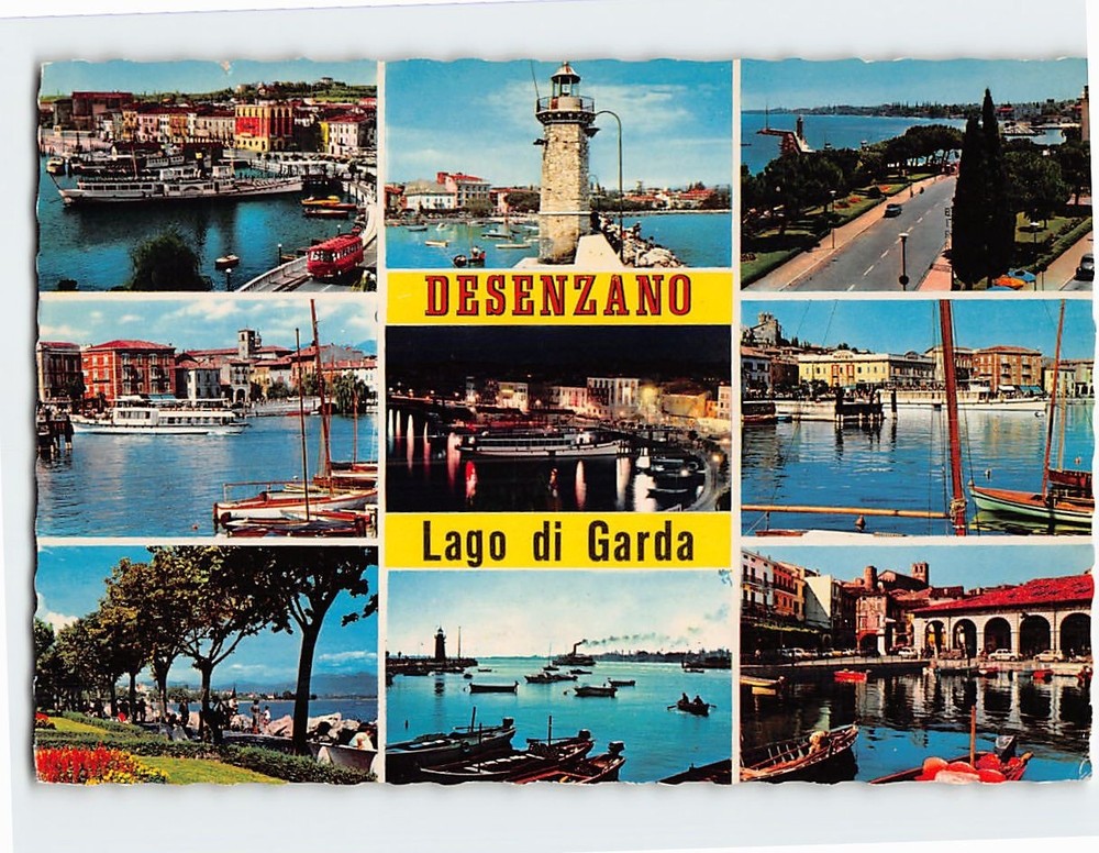 Postcard Lago di Garda Desenzano Italy
