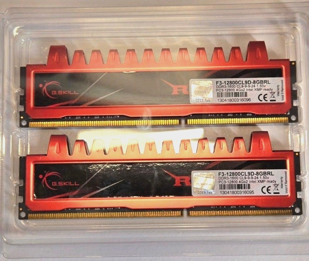 G. SKILL PC3-12800 (DDR3-1600) 8GB UDIMM 1600 MHz PC3-12800 DDR3 Memory...