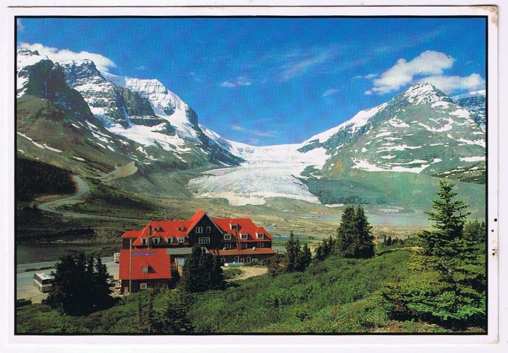 Postcard Athabasca Glacier Columbia Icefields Jasper National Park Alberta