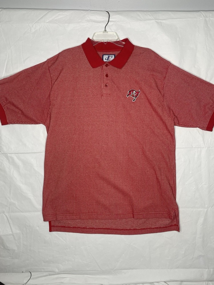 Tampa Bay Buccaneers Shirt Mens XXL Polo Red Logo Athletic Football NFL