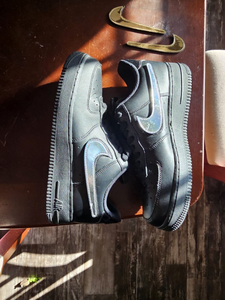 Nike Black Airforces Size 7.5