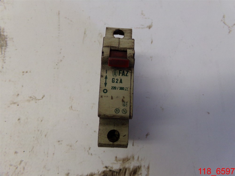 Used Klockner Moeller Faz-G2A Circuit Breaker 2Amp 2Pole 220/380Vac