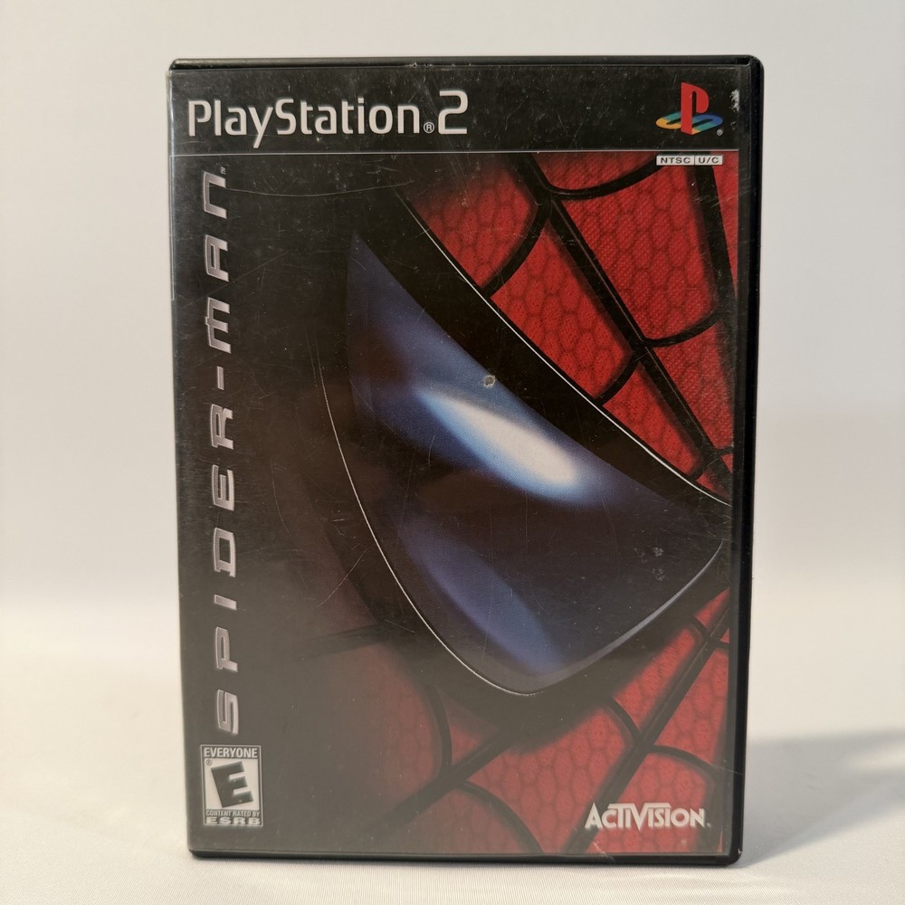 Spider Man Sony Playstation PS2 Marvel Superhero Action Adventure Video Game CIB