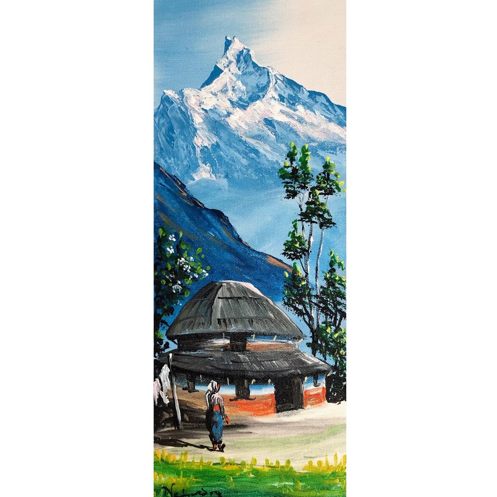 Abstract Mountain Art - Perfect for Office & Home Decoration-image