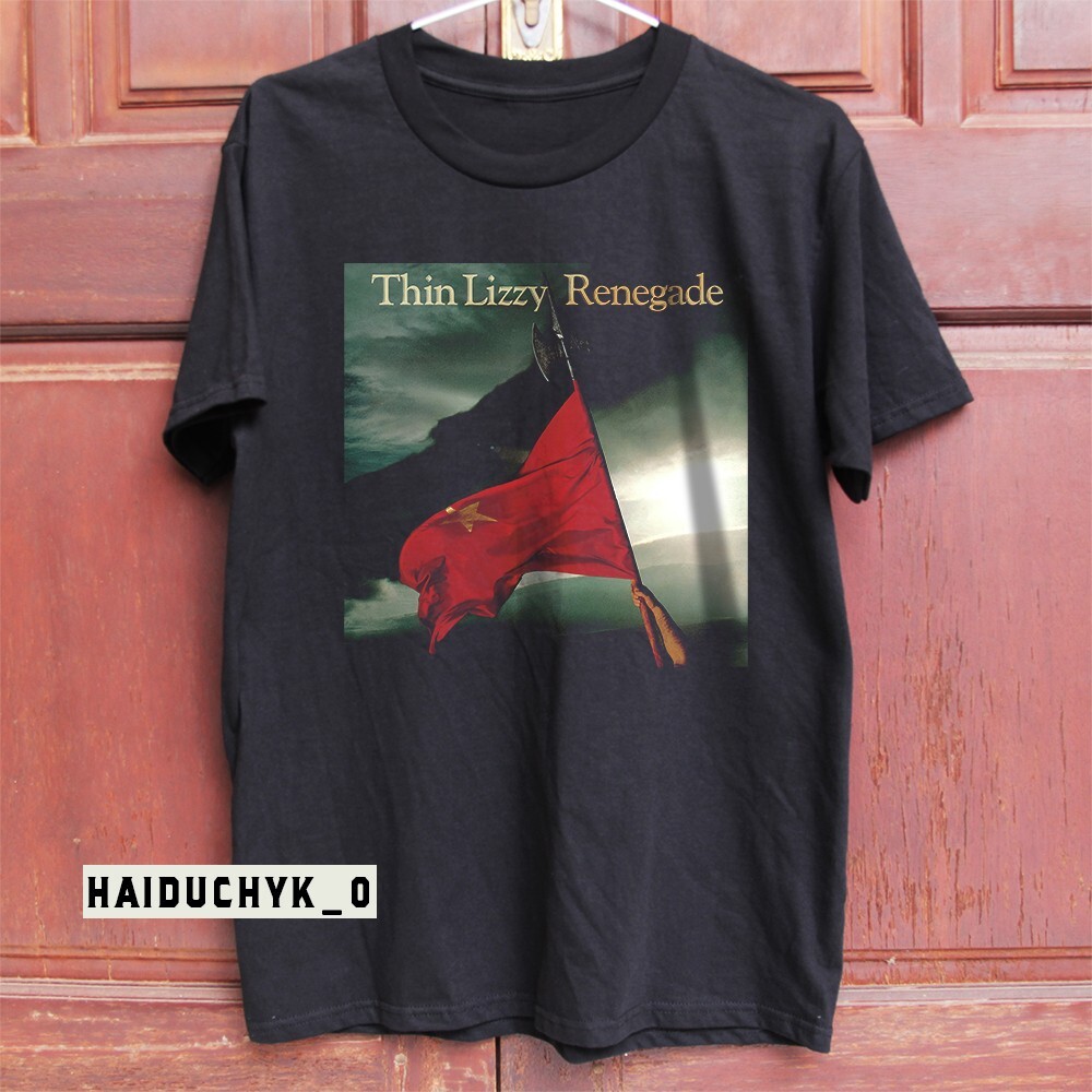 Thin Lizzy Renegade Unisex Black T-shirt Size S-5XL