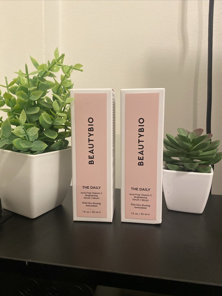 Beautybio The Daily Acid-Free Vitamin C Brightening Serum 1fl.oz./30ml LOT OF 2-image