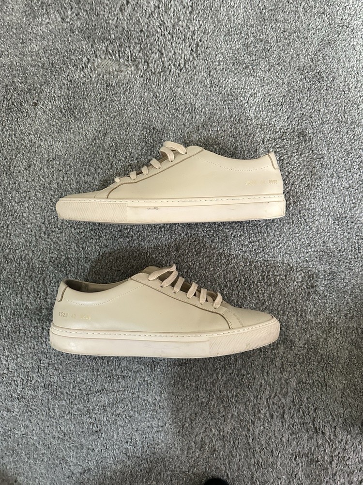 Beige Common Projects Achilles Low Size 42-image