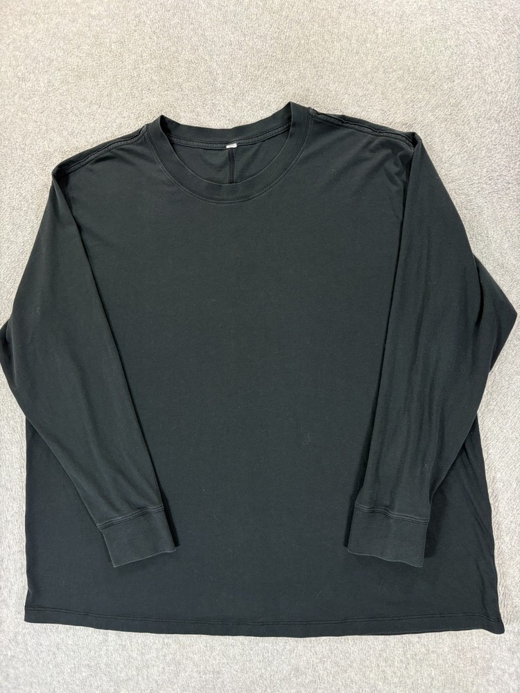 Lululemon Performance Long Sleeve Crew Shirt (Men's XL) Black