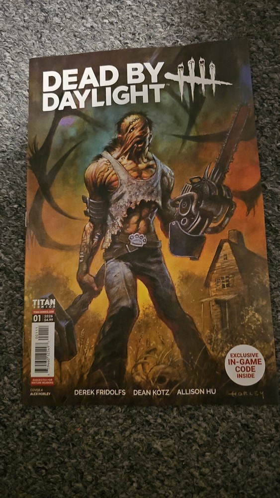 Dead by Daylight The Hillbilly 1 CVR A Titan Exclusive In-Game Code NM