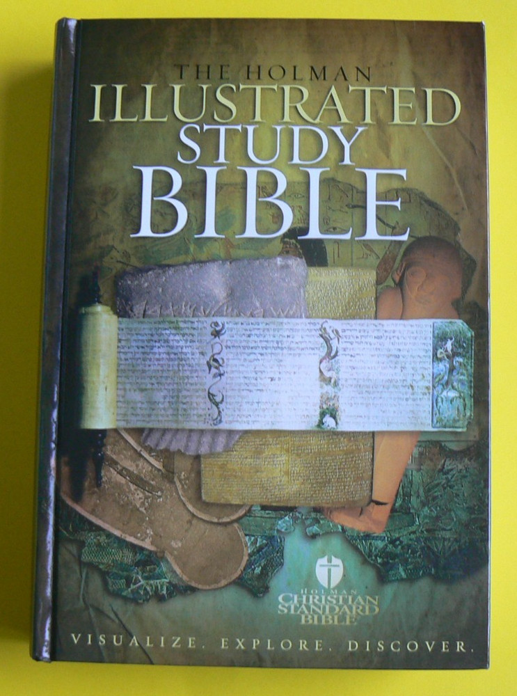 The Holman Illustrated Study Bible, CSB version lg.HC full-color LN!