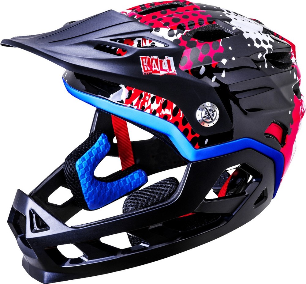 Kali Maya Punk Child Bike Helmet Blue White Red Black 0221925212