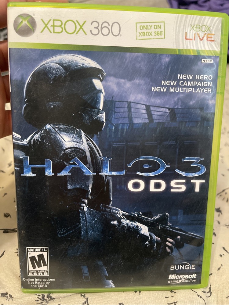 Halo 3 ODST Microsoft Xbox 360 (2009) Complete with Manual Disc Set