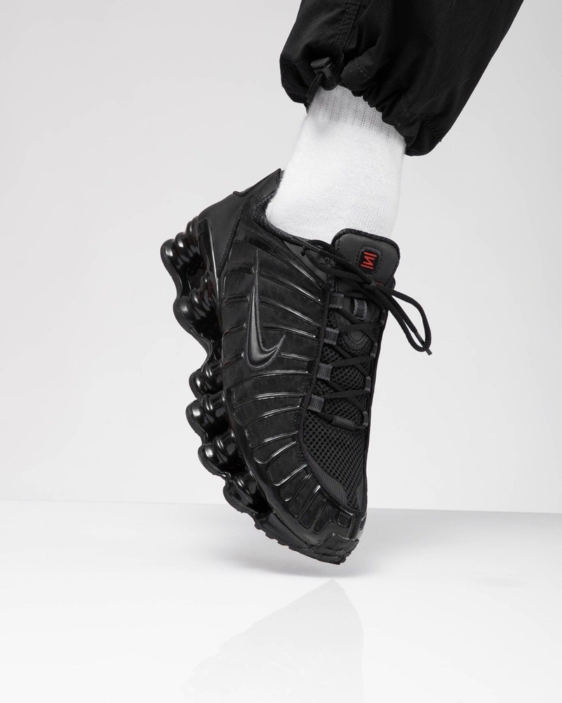 Nike Shox TL Men's Black Metallic Hematite Sports Sneaker AV3595-002