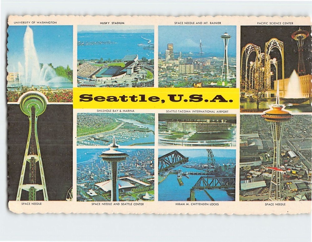 Postcard Seattle Washington USA