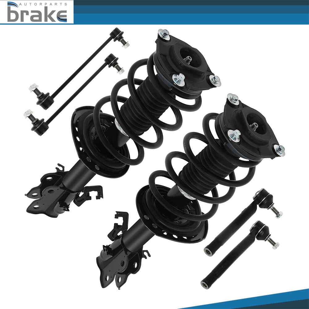 16-19 Nissan Sentra Front Suspension Kit – Struts, Sway Bars, Tie Rods & Coil Springs