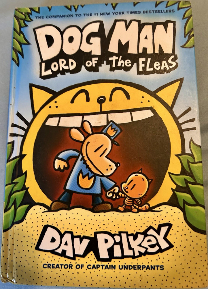 Dog Man: Lord of the Fleas Dav Pilkey Hardcover Illustrated Ages 4-8