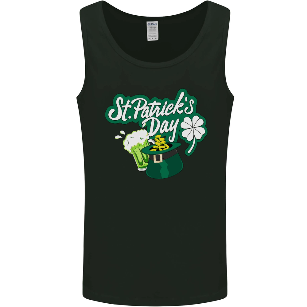 St Patricks Day Funny Irish Ireland Holiday Mens Vest Tank Top