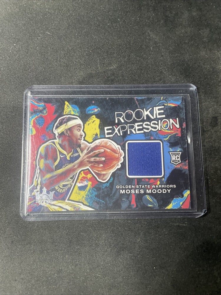 2021-22 Court Kings Rookie Expression Memorabilia #14 Moses Moody Jersey
