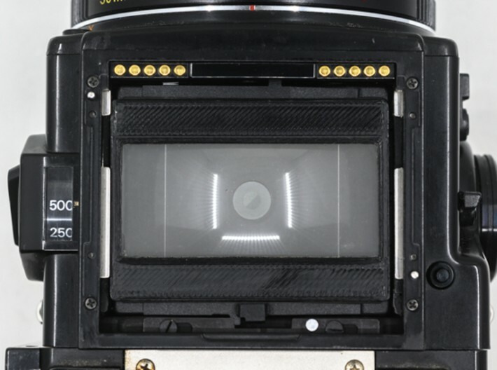 Bronica 135W or 135N Focusing Screen Mask Custom 3D Printed ETR ETRS ETRSi SQ