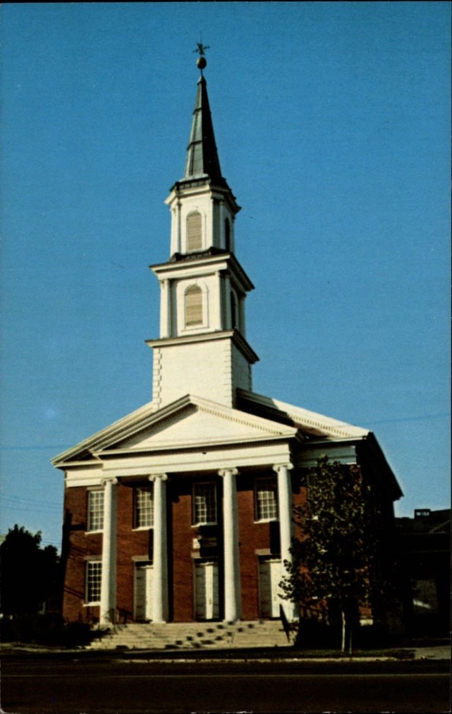 Western Presbyterian Church Palmyra New York ~ 1950s-60s vintage postcard
