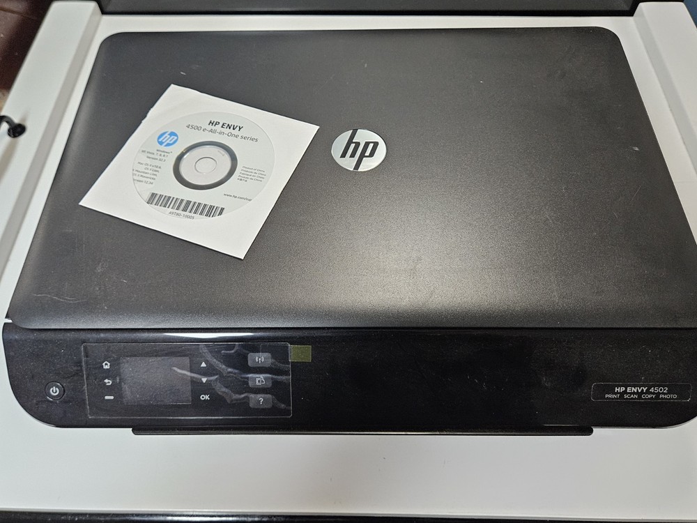 HP ENVY 4500 Wireless Color e-All-in-One Inkjet Printer. No Power Cord