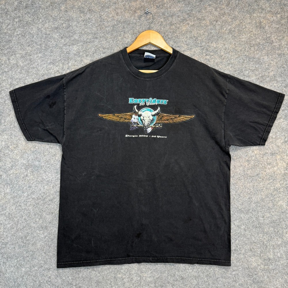 Vintage Easyriders Shirt Mens XL Sturgis 2000 60th Anniversary Graphic Tee Y2k