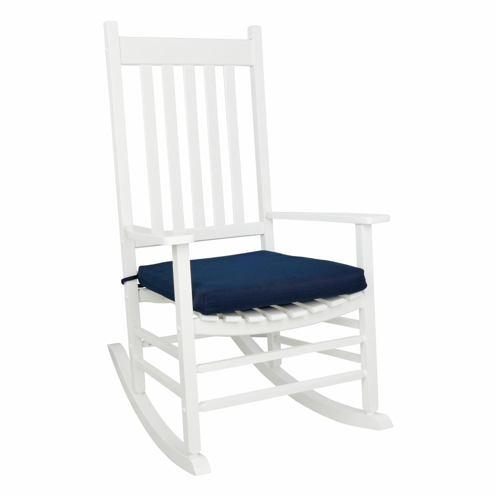 Weather-Resistant Outdoor Rocking Chair Seat Cushion, 22