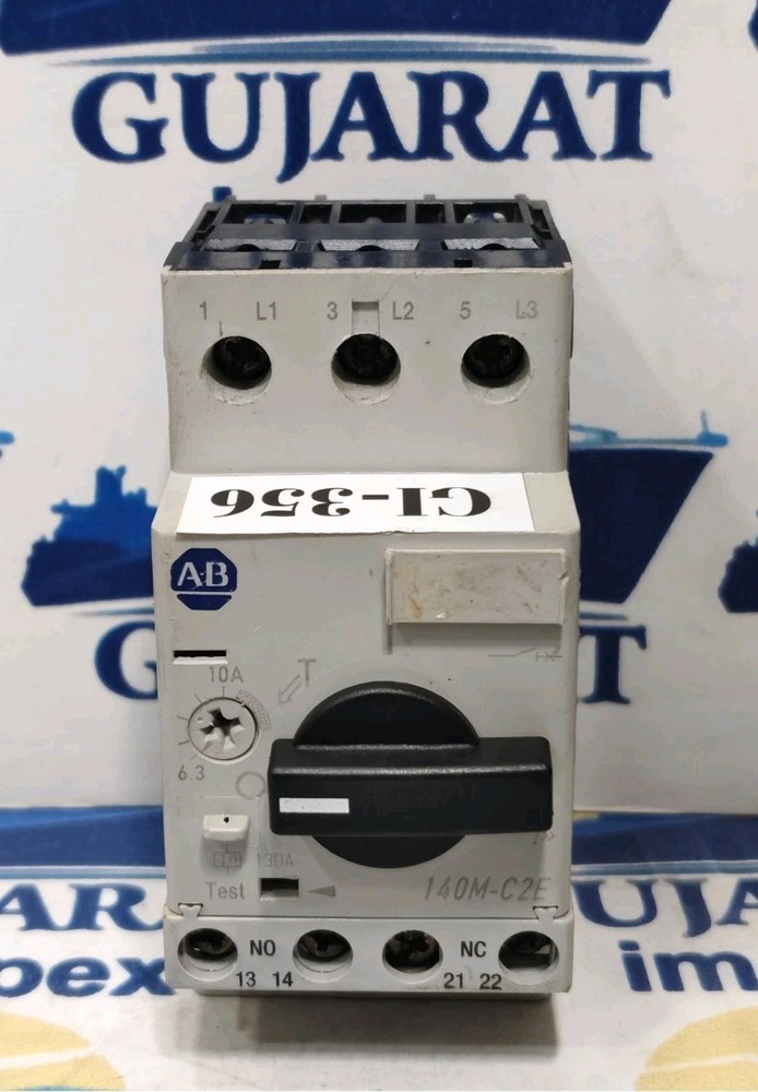 Allen Bradley 140M-C2E-C10 Ser B Motor Protector Circuit Breaker 6.3-10A Tested