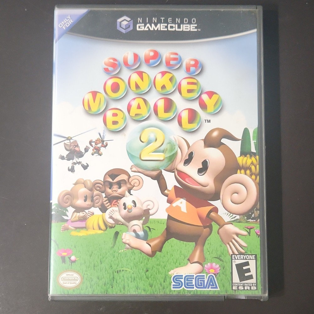 SEGA Super Monkey Ball 2 Nintendo GameCube Complete w/ Manual-Tested, Working
