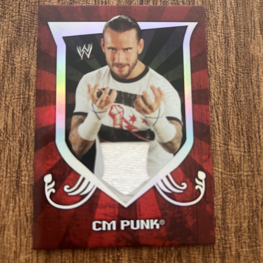 WWE WWF Wrestling 2011 Official Relic Card CM Punk