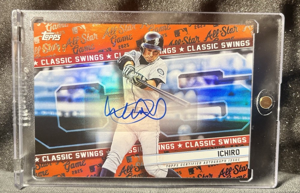 Topps All Star Game 2025 Ichiro 2/25 Auto Classic Swings HOF