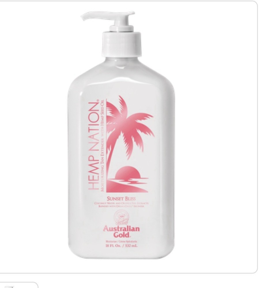 Australian Gold Hemp Nation Sunset Bliss Tan Extender 18oz