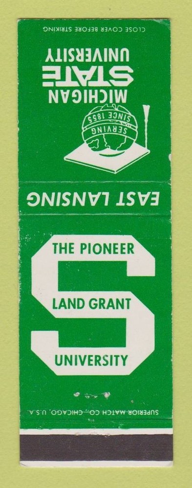 Matchbook Cover - Michigan State University East Lansing MI