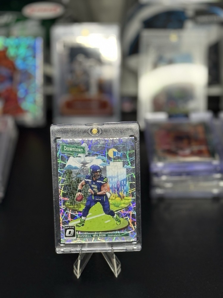 Russell Wilson 2018 Donruss Optic Downtown #DT-6 Seahawks SSP Case Hit🔥