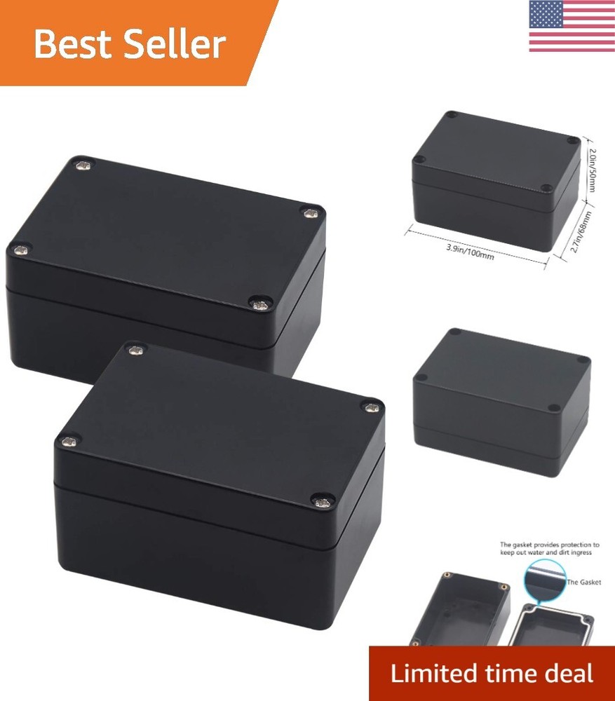 Versatile Electrical Boxes: High-Quality ABS, IP65 Waterproof Rating, Pack of 2-image