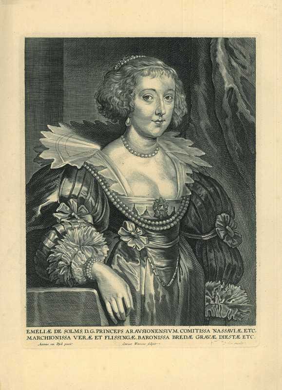 Portrait of Amalia of Solms-Braunfels