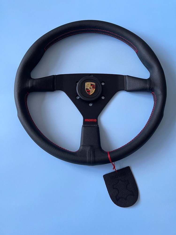 Momo Monte carlo Horn leather steering wheel fits 911 987 996 997