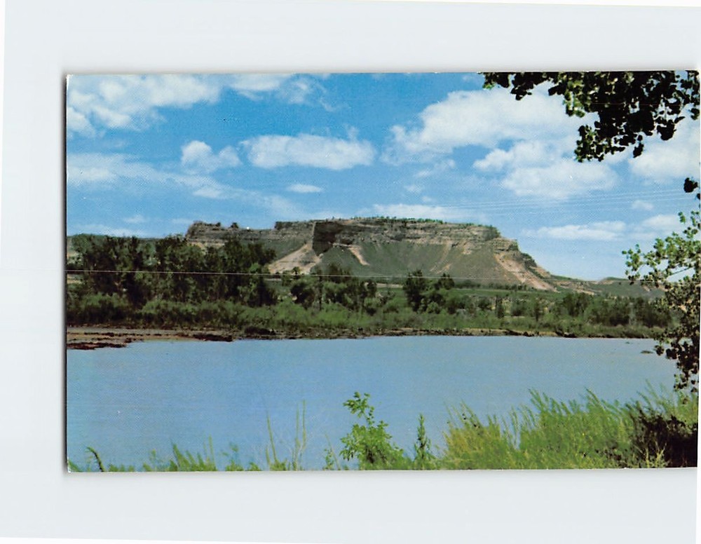 Postcard Scotts Bluff National Monument Gering Nebraska USA