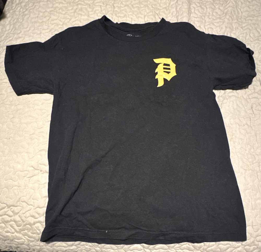 Primitive Apparel Men's Black Dragon Graphic Double-Sided Cotton Tee M