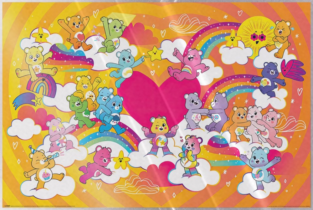 Care Bears - Poster (All Bears On Rainbows) (Size: 36