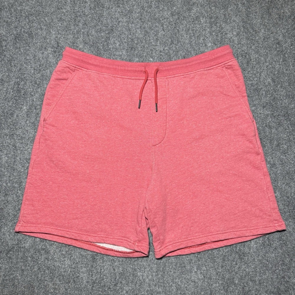Patagonia Fleece Shorts Mens Large Red Pockets Casual Outdoors Organic Cotton