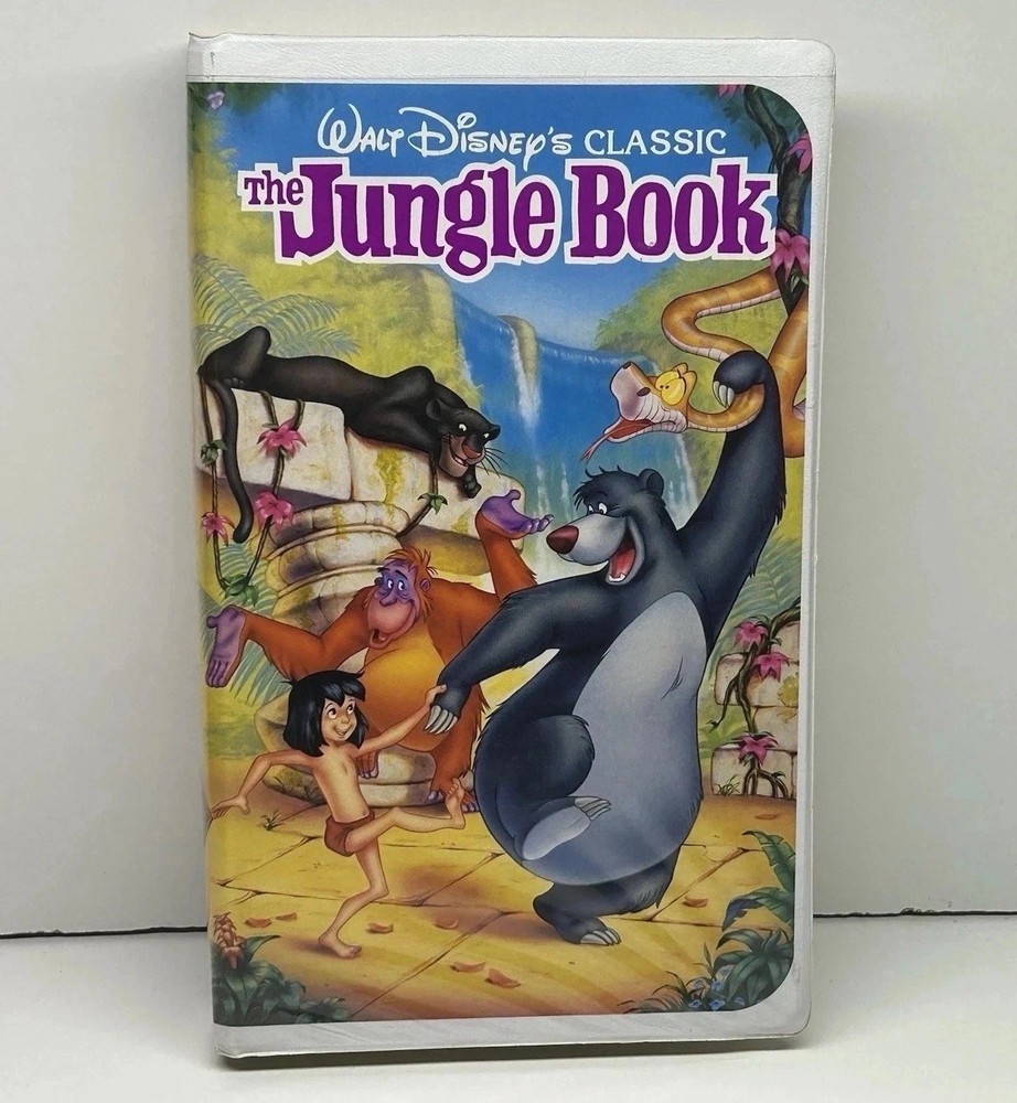 The Jungle Book VHS Disney Video Tape Black Diamond Classic Clamshell Nearly New