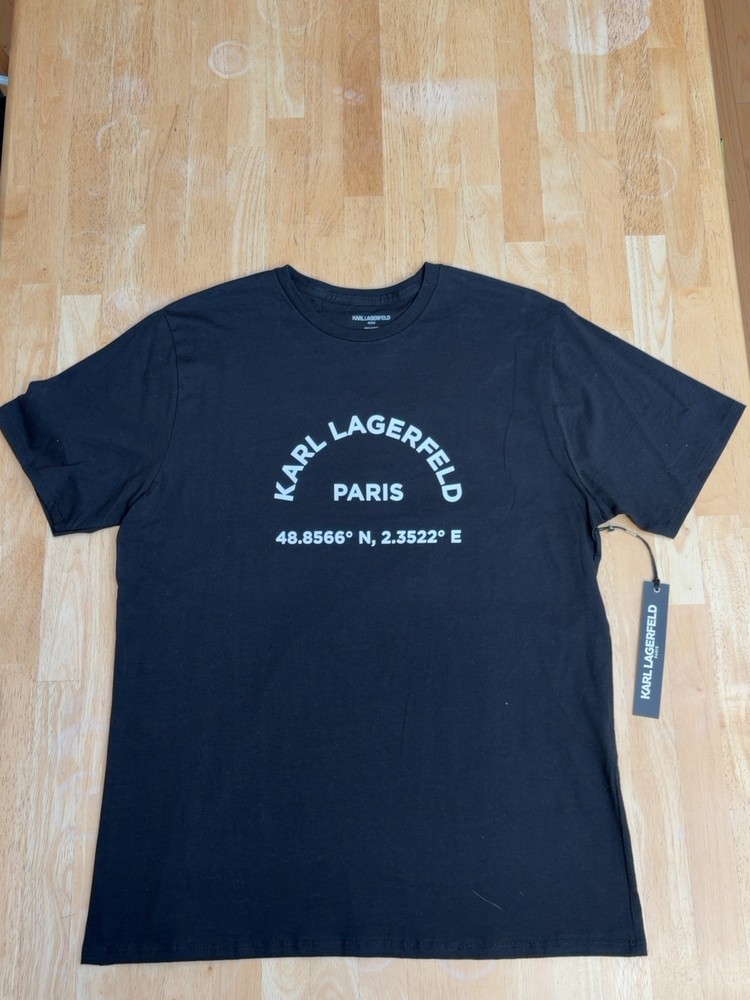 Karl Lagerfeld Paris Latitude & Longitude Tee