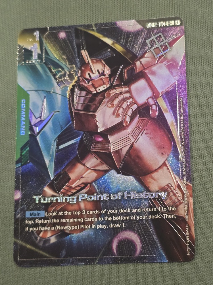 Turning Point of History Alternate Art Winner Foil - GD02-104 - NM - Gundam TCG